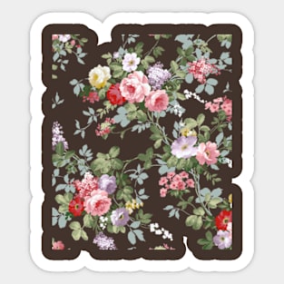 Ornamental plants and beautiful roses Sticker